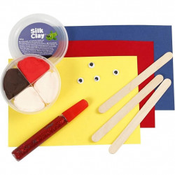 Mini kit creativ din plastilina Silk Clay - Supereroi - Img 3