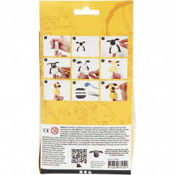Kit DIY Shaun the Sheep - Papusi pentru deget din plastilina Silk Clay si Foam Clay - Img 3