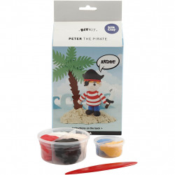 Kit piratul Peter din plastilina Silk Clay - Img 2