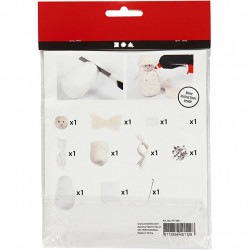Mini kit DIY Ornamente Craciun pentru bradut - Ingeras din lana - Img 4