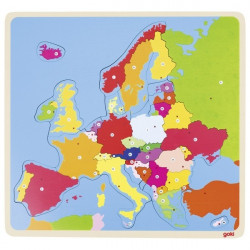 Puzzle din lemn Goki Harta Europei - Img 1