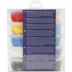 Set plastilina moale Silk Clay 10 culori asortate - Img 3