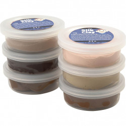 Set plastilina moale Silk Clay - culorile pielii - Img 1
