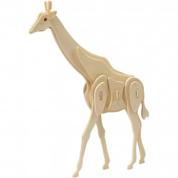 Kit 3D din placaj de lemn - Girafa - Img 1