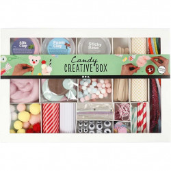 Kit creativ cu plastilina Foam Clay si Silk Clay - Candy - Img 1
