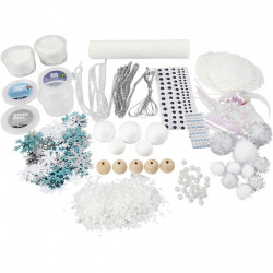 Kit creativ cu plastilina Foam Clay si Silk Clay - Iarna - Img 4