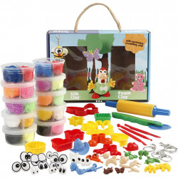 Kit creativ - din plastilina Foam Clay si Silk Clay - Img 2