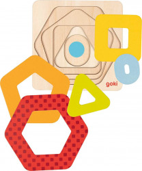 Puzzle straturi Goki - forme geometrice - Img 2