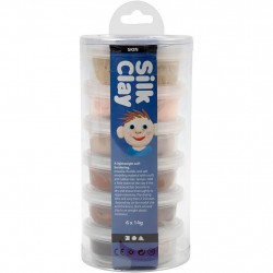 Set plastilina moale Silk Clay - culorile pielii - Img 4