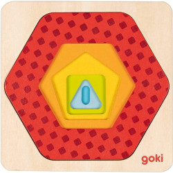 Puzzle straturi Goki - forme geometrice - Img 1