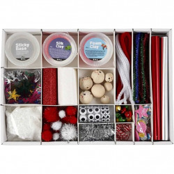 Kit creativ cu plastilina Foam Clay si Silk Clay - Craciun magic - Img 2
