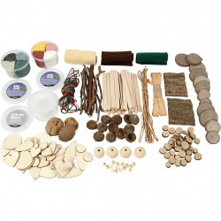 Kit creativ cu plastilina Foam Clay si Silk Clay - Natura - Img 3