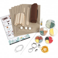 Kit creativ din plastilina Foam Clay si Silk Clay - gradina - Img 2
