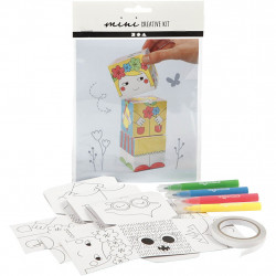 Mini kit creativ - Cuburi carton Printesa - Img 1