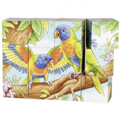 Puzzle cuburi Goki - Animale din Australia 12 piese - Img 3