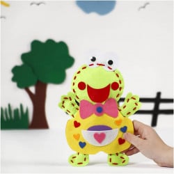 Set creativ - Kit animalut fetru DIY - broasca - Img 1