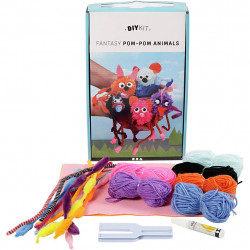 Set creativ - Kit DIY animalute din Pom-poms - Img 2