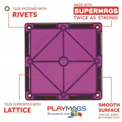 Set Playmags - 50 piese magnetice de constructie - Img 4