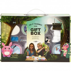 Kit creativ animale din padure - din plastilina Foam Clay si Silk Clay - Img 1