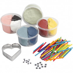 Kit DIY papusi pentru deget din plastilina Silk Clay si Foam Clay - insecte - Img 2