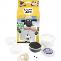 Kit DIY Shaun the Sheep - Yoyo din plastilina Silk Clay si Foam Clay - Img 2