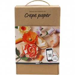 Kit creativ cu hartie creponata - Img 1