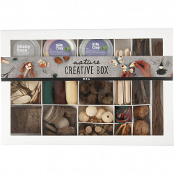 Kit creativ cu plastilina Foam Clay si Silk Clay - Natura - Img 4