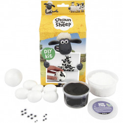 Kit DIY Shaun the Sheep - Bowling din plastilina Silk Clay si Foam Clay - Img 3
