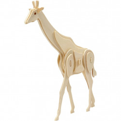 Kit 3D din placaj de lemn - Girafa - Img 4