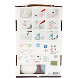 Kit creativ din plastilina Foam Clay si Silk Clay - lumea unicornilor - Img 3