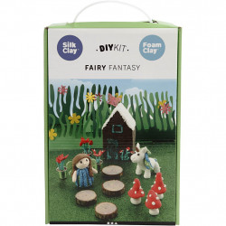 Kit creativ din plastilina Foam Clay si Silk Clay - lumea zanelor - Img 1