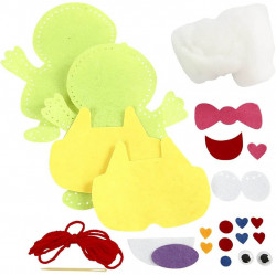 Set creativ - Kit animalut fetru DIY - broasca - Img 2