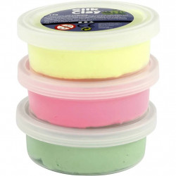 Set plastilina moale Silk Clay 3 culori neon - Img 1