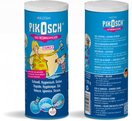 Pudra PIKOSCH FAMILY indepartare lichide(urina sange voma) - doza de 235 grame