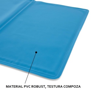 Covoras de racire pentru animale de companie - cu gel - 50x90 cm - albastru - Img 6