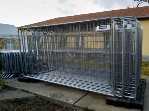 Panou gard mobil - ROUND TOP EURO - cu carlig si inel - 350x200cm - Img 2