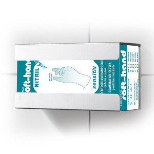 Suport din INOX pentru 1 cutie de manusi tip F90 - 25x13.5x9.5 cm