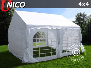 Pavilion - cort 4x4m UNICO - culoare alb