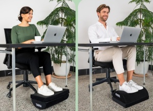 Perna ergonomica FEELA pentru picioare cu buzunar incalzit, reglabil pe inaltime - culoare negru - Img 4