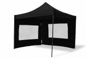 Pavilion pliabil PROFI 3x3 m negru - 2 pereti - acoperis impermeabil - Img 7