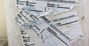 Eticheta adeziva dizolvabila in apa si printabila - rezistenta la inghet - format rola dimensiuni 70x35 mm, 500 bucati - inkjet, laser - Img 2