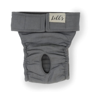 Pantaloni LOU pentru catele in calduri , foarte absorbanti, lavabili - din bumbac 100% organic