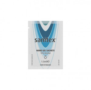 Gel antibacterian instant SANITEX SACHET 70 % alcool- 1.5 ml - plic aluminiu - Img 2