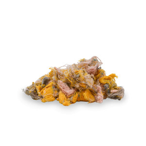 Jucarie caini HENRY din bumbac 100% BIO, umplut cu bumbac organic reciclat - figura iepure - marime 16x16cm - gri roz alb - Img 3