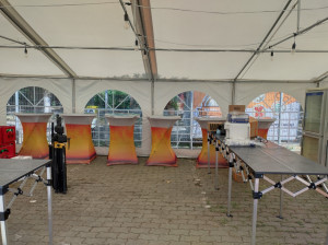 Pavilion - cort demontabil MARQUEE CombiTents 6x10m - 3 in 1 - culoare alb PVC 500g - Img 3