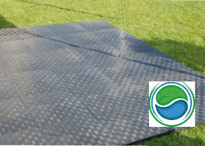 Podea evenimente PARTYFLOOR - din HDPE, 6mm grosime - 80x120 cm - culoare negru - protectie gazon - Img 4