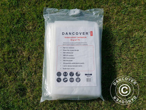 Prelata Tarpaulin cu capse 4X6 metri - material PE 90g - culoare transparent - Img 2