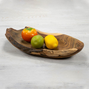Bol din lemn de SUAR - ideal pentru fructe, legume - decorativ - executat manual - Img 2