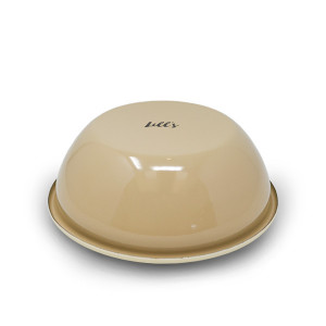 Bol emailat pentru hranire caini BALU - diametru 14 20 26 cm, inaltime 5.5 6.5 9 cm