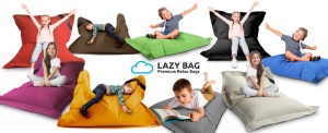 Fotoliu puf gigant XL 160x125 cm LAZY BAG cu 300 litri umplutura de perle EPS - INDOOR / OUTDOOR - ergonomie perfecta, usor de intretinut - Img 4